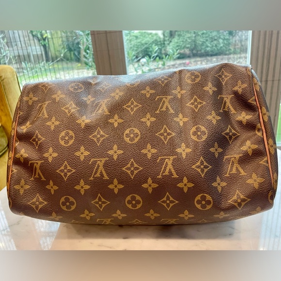 Louis Vuitton Vintage Monogram Speedy 35, clean inside, EUC - Picture 12 of 17